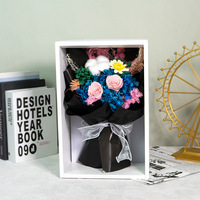 Eternal Factory Direct Rose Bouquet Cadeau de sens avancé pour la Saint-Valentin Fête des mères Décoration florale élégante pour