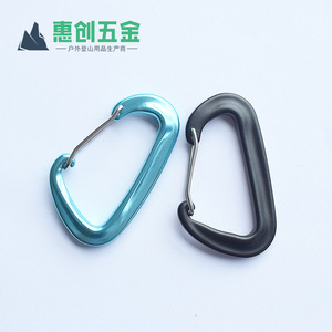 Aluminum Alloy Carabiner D Shape Safety Hook Outdoor Climbing Keychain Attachment Multi Functional Use - Product Image 4