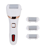 Coupe-ongles électrique rechargeable sans fil, étanche, pour éliminer les callosités, meuleuse pour peaux mortes, machine de pédicure avec lime à pieds en plastique