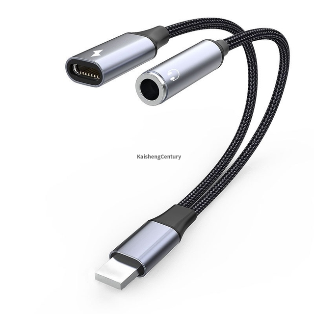 USB C to AUX 3.5mm Audio Cable Type C to 3.5mm Aux Cable 2 in 1 Adapter