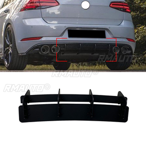 2 pièces Aileron latéral de fenêtre arrière noir brillant pour Volkswagen Golf 7 MK7 Variant Wagen 2014-2017 Accessoires de voiture - Product Image 1