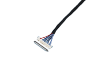 Hochwertiges LVDS-Kabel I-PEX20653-30P PTFE-Bildschirmkabel für Maßgefertigte Digitale Bildschirme/Computermonitore