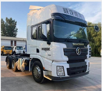 Camion tracteur diesel SHACMAN X3000 6X4 Euro 2 d'occasion pour transport logistique longue distance, haute efficacité, tête de remorque 10 roues, LIVRAISON RAPIDE