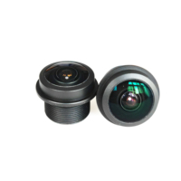 1.5mm F2.0 180 °   Objectif grand angle M12 étanche IP69K à faible distorsion pour caméra de sécurité panoramique CCTV 3MP