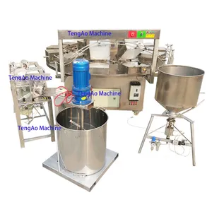 Industrial Automatic Ice Cream Waffle Cone Making Machine, Wafer Production Line Eggroll Baking Making Machine