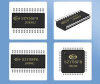 SIZEYUAN SZY52F4 SOP16 IC vocal 32 bits, 10 broches E/S numériques programmables, 192 secondes, 16K de mémoire vocale, applications vocales FLASH