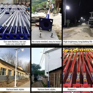 Solar Road LED Street <strong>Light</strong> <strong>Pole</strong> Manufacturers 4-6 Meters Hot Dip Galvanized Waterproof 200km/h Wind Resistant 10-Year Warranty - Product Image 6