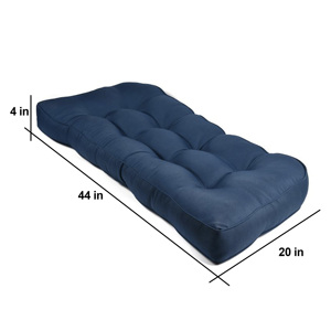 Outdoor Foldable Polyester Sofa Chair <strong>Bench</strong> Cushion Seat <strong>Pad</strong> Comfortable Lounger Rocking Chair Cushions <strong>Pads</strong> Waterproof Woven - Product Image 3