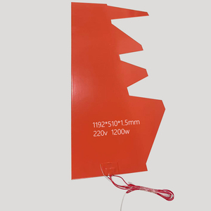 New Custom 1192*510*1.5mm 220V 1200W Waste <b>Oil</b> <b>Burner</b> Silicone Flexible Heater Eco-Friendly Electric Manufacturers - Product Image 1