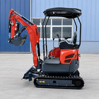 Mini-excavatrice haute performance avec vitesse de rotation réglable améliorant la continuité de travail pour les projets de serres