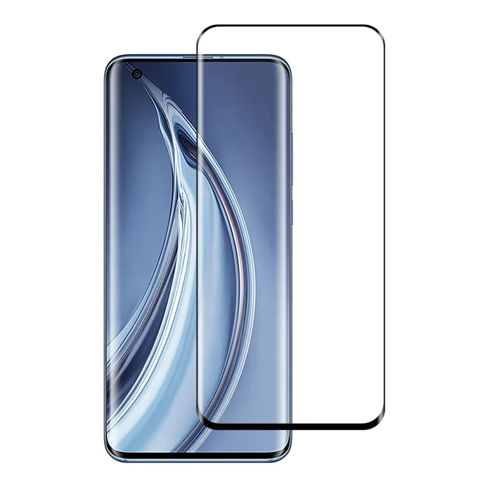 Originele 3D Gebogen Volledige Cover Mobiele Gehard Glas Voor Xiaomi 10 Pro Note 10 Screen Protector De Celular Glas Bescherming film