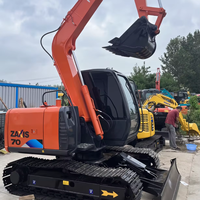 Excavator Mini Hitachi ZX7 7 Ton Bekas  ZX120 ZX200 ZX240 Jam Kerja Rendah