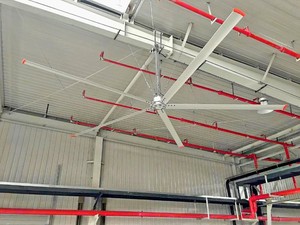 พัดลมเพดานอุตสาหกรรมสำหรับอุปกรณ์ระบายอากาศในโรงงาน - Product Image 4