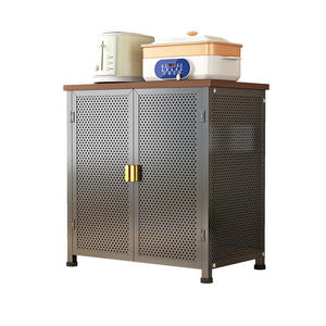 Aparador Estilo Coreano <span class=keywords><strong>Bauhaus</strong></span>, Mueble de <span class=keywords><strong>Cocina</strong></span> de Hierro Forjado de Lujo Ligero, Nuevo Estilo Moderno Minimalista para Sala de Estar - Product Image 6