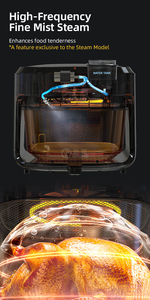Freidora de Aire Digital Nueva de 7L, Modelo sin Aceite, Electrodoméstico Profesional Multifuncional para Uso Doméstico - Product Image 3