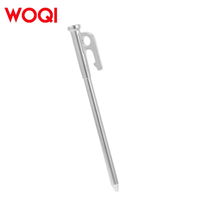 WOQI Piquets de tente en acier robuste Clou de sol durable pour camping en plein air et randonnée Fixation résistante à la rouille sur pied - Product Image 2
