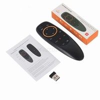 Souris volante G10S jaune avec commande vocale, souris volante G10S 2,4 GHz, télécommande vocale pour Smart TV Box
