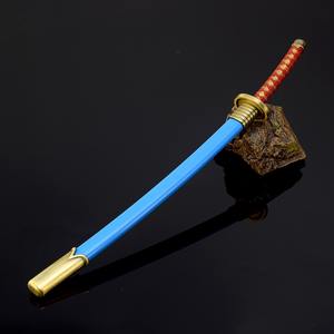 Espada de Juguete de Aleación de Zinc de 26 cm y 55 g de <span class=keywords><strong>Unohana</strong></span> Retsu Mina Zuki del Anime Japonés BLEACH, Artesanía Metálica, Pequeño Obsequio, Mini Katana - Product Image 2