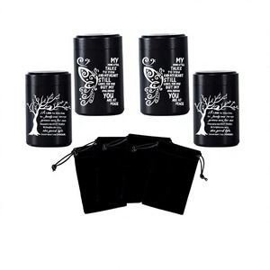 <b>Small</b> <b>Urn</b> <b>for</b> <b>Ashes</b> Set of 4 2.7 Inch High Aluminium Mini Cremation <b>Urn</b> <b>for</b> <b>Human</b>/Pet <b>Ashes</b> <b>Ashes</b> Holder Keepsake <b>Urn</b> Free Bag - Product Image 1