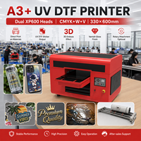Impresora UV de Cama Plana 3360, Máquina de Transferencia de Calor Directa a Película, Compatible con Rollos y Hojas de Película PET, Circulación de Tinta Blanca