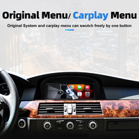 Système Linux 10.25 pouces sans fil CarPlay Android Auto lecteur multimédia de voiture pour BMW E60 E61 E62 E90 E91 E92 unité principale
