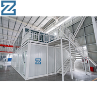 Maison modulaire conteneurisée de 20 pieds, écologique, installation rapide, préfabriquée pour camping, ferme, réfugiés, bureau, bâtiment, chambre