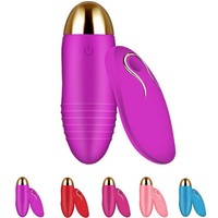 Wiederaufladbarer Mini-Vibrator mit 10 Frequenzen, USB-betrieben, Klitoris-Stimulator mit Fernbedienung, IPX6 Wasserdicht