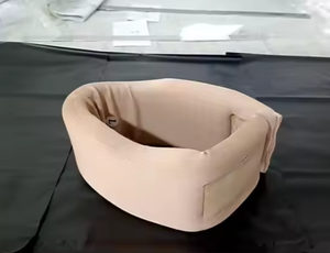 경량 스폰지 목 보호대 경추 지원 조정 가능한 벨크로 스트랩 목 통증 완화 목 교정기 - Product Image 6