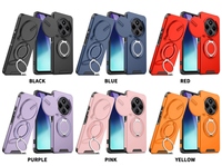 Funda Protectora para Xiaomi PocoC75 con Protección de Lente de Cámara Deslizante, Funda Trasera para Teléfono Móvil Redmi Note 14 POCO X6 Pro con Anillo de Soporte