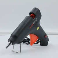 Pistolet à colle thermofusible à température réglable 7 mm noir 60W 80W 100W avec interrupteur, artisanat manuel DIY