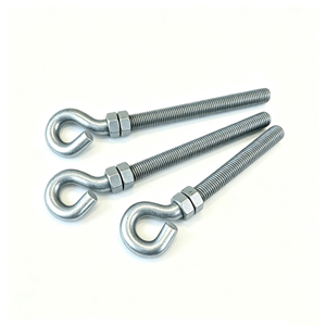 <span class=keywords><strong>Vite</strong></span> a Occhio in Acciaio al Carbonio Completamente Filettata con Gambo Lungo, Finitura Liscia, Metrica, per Progetti Edili e Ferramenta - Product Image 1
