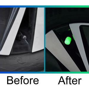 אופניים אור אופנוע שסתום אור צמיג מכונית כובע זוהר חשמלי רכב כיסוי זוהר לילה בטיחות אזהרת MTB אבזרים - Product Image 4