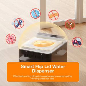 <span class=keywords><strong>Fontaine</strong></span> à eau intelligente pour <span class=keywords><strong>chat</strong></span>, <span class=keywords><strong>fontaine</strong></span> à eau extérieure et intérieure de petite taille pour chats, <span class=keywords><strong>fontaine</strong></span> à eau de jardin pour <span class=keywords><strong>chat</strong></span> et chien, autonomie de la batterie de 10 jours - Product Image 1