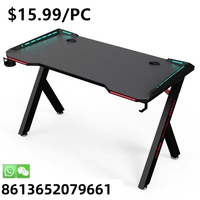 Table de jeu intérieure avec cadre en métal Bureau de course design moderne