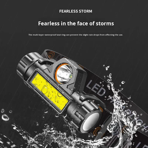 Linterna Frontal LED de Doble Luz con Base Magnética, Recargable, Impermeable, COB, para Senderismo, Pesca, Trabajos Nocturnos y Reparaciones - Product Image 6