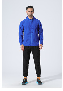 Vêtements de sport pour hommes, coupe-vent, <span class=keywords><strong>veste</strong></span> de course à pied, <span class=keywords><strong>veste</strong></span> de randonnée, <span class=keywords><strong>veste</strong></span> légère de fitness avec éléments réfléchissants - Product Image 3