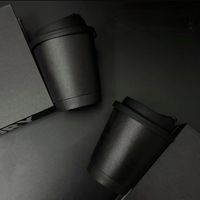 Vente en gros 4/8/10/12/16Oz Gobelet à café jetable personnalisé en papier à emporter avec logo pour boisson avec couvercles