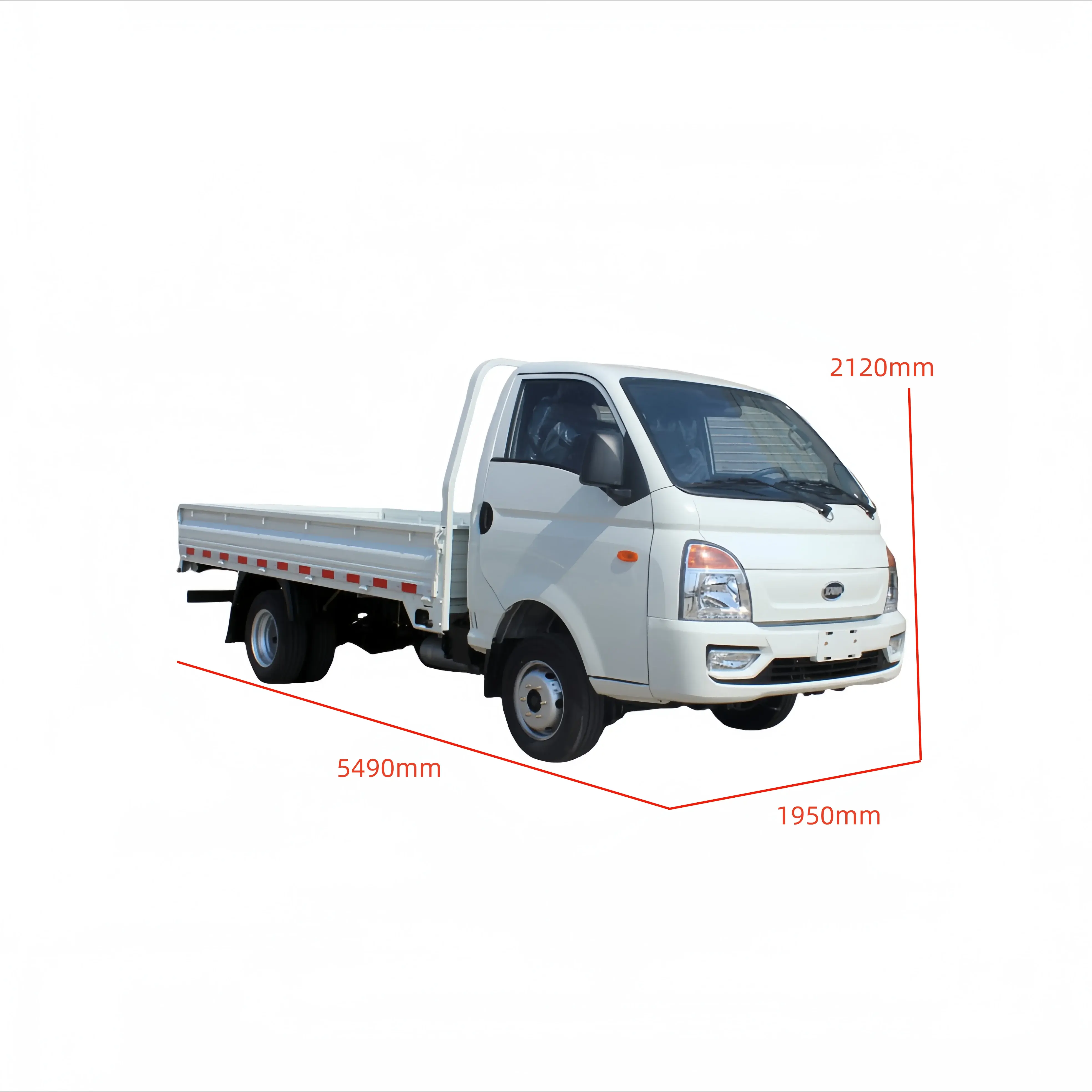 Venta DE FÁBRICA DE China 4X2 transporte de materiales de construcción mini camión de carga en la tienda
