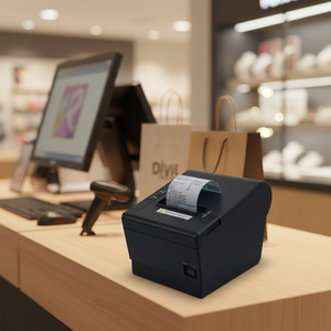 Imprimante thermique de reçus POS de haute qualité pour les petites entreprises, imprimante de factures sans fil Bluetooth - Product Image 1