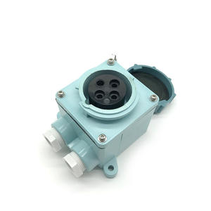 ปลั๊กไฟมาตรฐาน IEC แบบสองช่อง R12-3 สีน้ำเงิน สำหรับเรือ 792763 สำหรับเรือเดินทะเล 125A ทองเหลือง ABS IP44 IP67 ผู้ผลิตอุปกรณ์ทางทะเล - Product Image 4