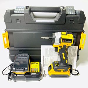 Visseuses à chocs sans fil jaunes haute puissance 300 N.m, visseuse à couple élevé sans balais avec batterie d'origine DeWalt - Product Image 1