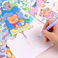 GF Niedliche Kinder-Mini-Notizbücher mit Unregelmäßigem Design, Cartoon-Taschennotizblöcke in Verschiedenen Stilen, Schüler-Tagebuch und Notizbuch für Schulkinder
