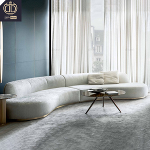 Ensemble de canapés en tissu bleu pour toute la maison, meubles de maison modernes - Product Image 2