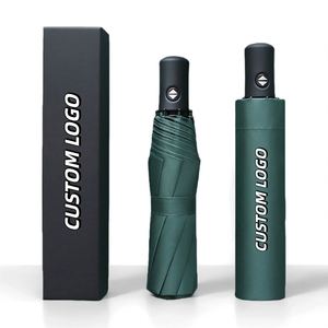 Parapluie de voyage automatique pliable en 3 sections, promotionnel, pour bouteille de vin, avec impression de logo – Offre spéciale - Product Image 1