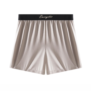 8824 Cuecas Boxer Masculinas de Seda Gelada Luxo Leve, Calças de Dormir e Uso Doméstico, Fabricação Chinesa, Em Estoque, Logotipo Personalizado - Product Image 5