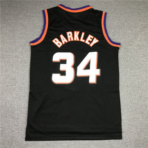 Camiseta de Hombre 2026 Cosida de Devin <span class=keywords><strong>Booker</strong></span> # 1 camiseta de baloncesto Steve Nash Charles Barkley Retro Casual Top - Product Image 5