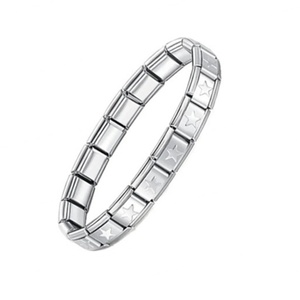 Bulk Custom Trendy Gold Plated Stainless Steel Italian <b>Charm</b> <b>Bracelet</b> & Bangle for Unisex - Product Image 1