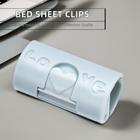 6 pinces antidérapantes en plastique pour draps, housses de couette et matelas, attaches et supports pour la maison et la chambre à coucher