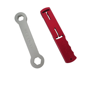 Valve Core Wrench Aluminum Alloy R172052 R172053 Pool Filter Drain Plug Chlorinator Cap Tool Silver Red - Product Image 1