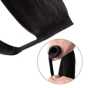 LDM批发巴西生发厂马尾辫加长包扎长直马尾辫人发 - Product Image 4